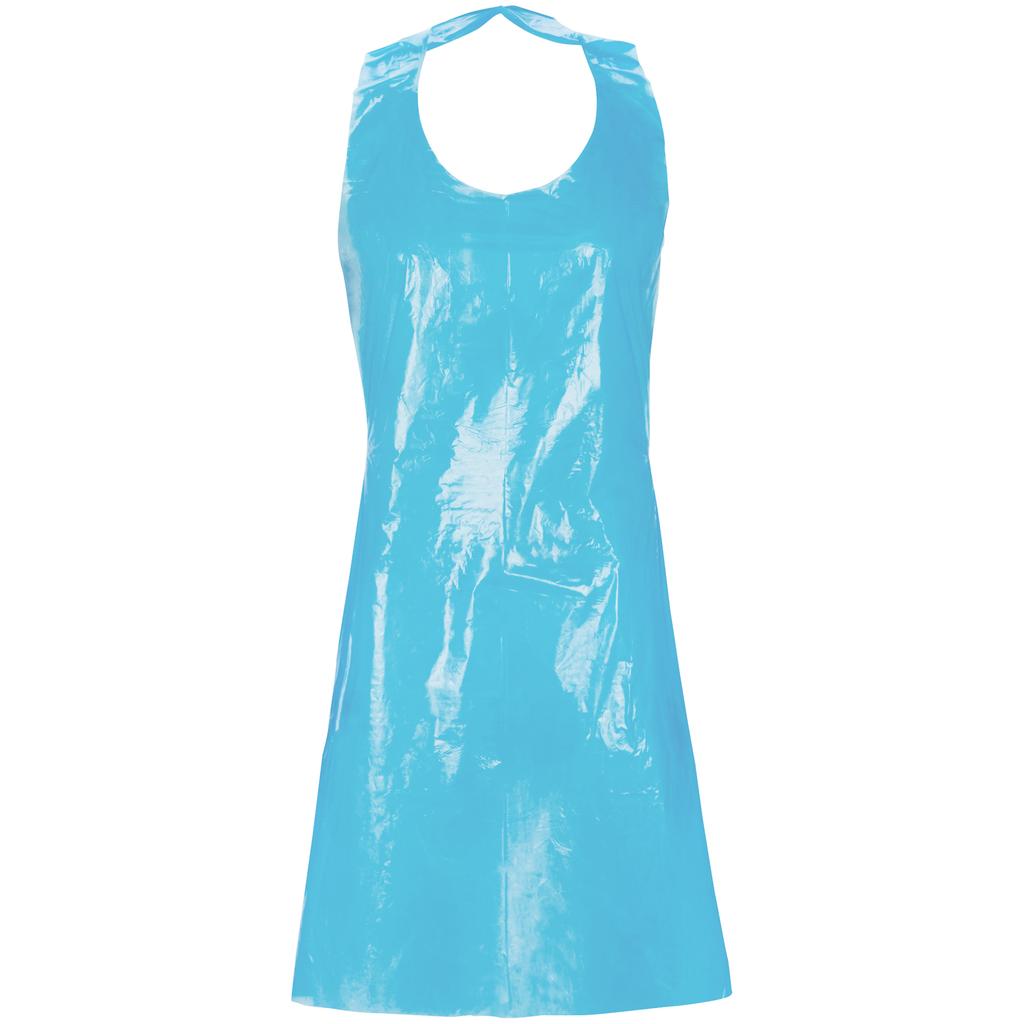 Lion Blue Flat Packed Disposable Apron (Case of 1000)