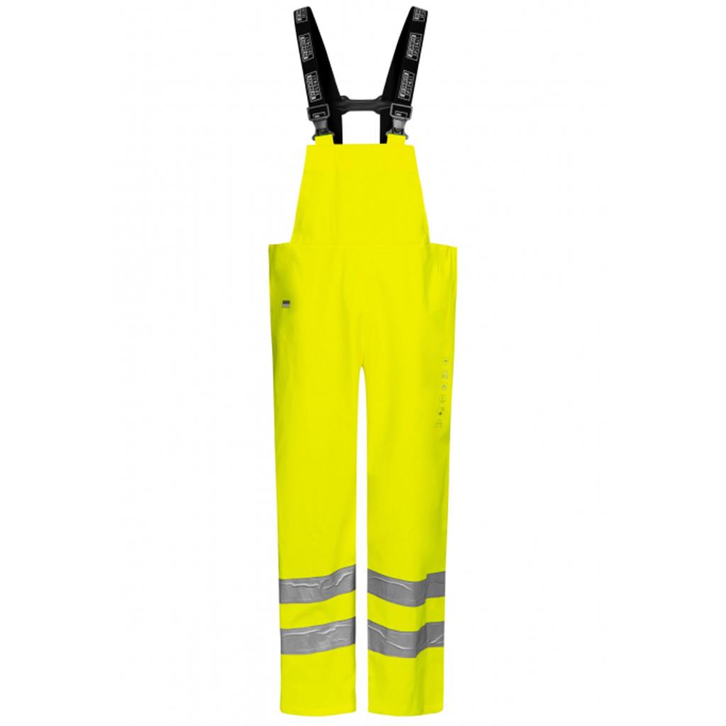 Lyngsøe Rainwear ARC-LR4059 Yellow Hi-Vis Arc-Flash Bib and Brace Overalls S